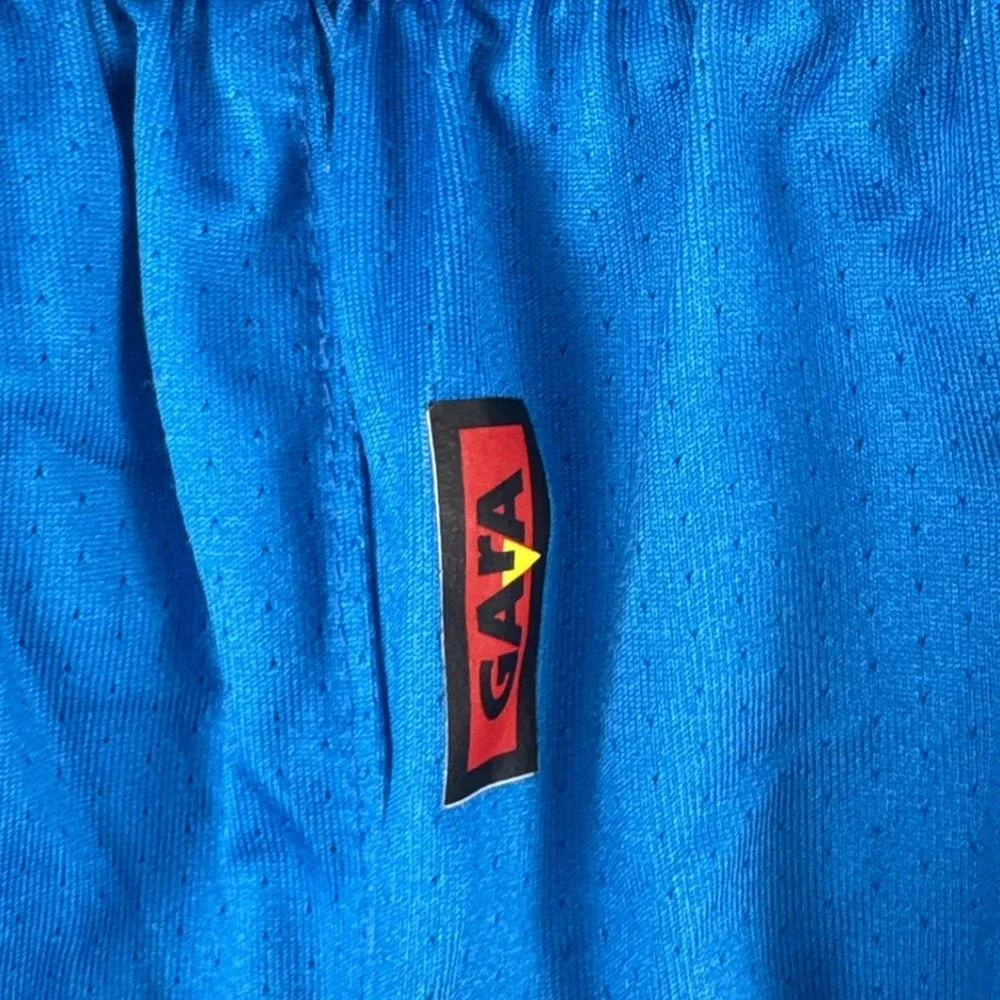 Kappa Shorts Mens XXL Torino FC Kombat Blue Logo Tape Soccer Serie A EUC